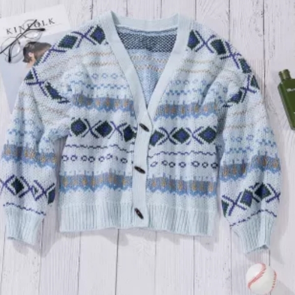 New boutique Aztec toggle cardigan - Picture 9 of 16